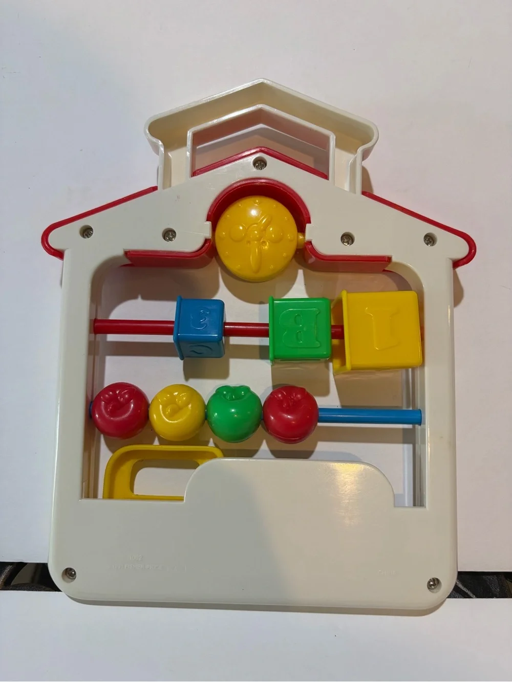 Vintage 1991 Fisher Price Activity House Busy Board Alphabet Toy #1052